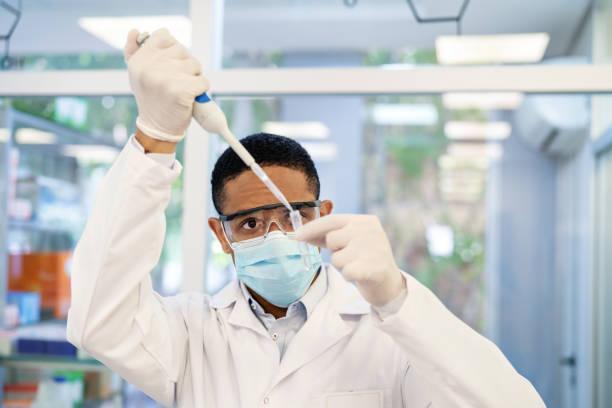 Laboratory Technician Working